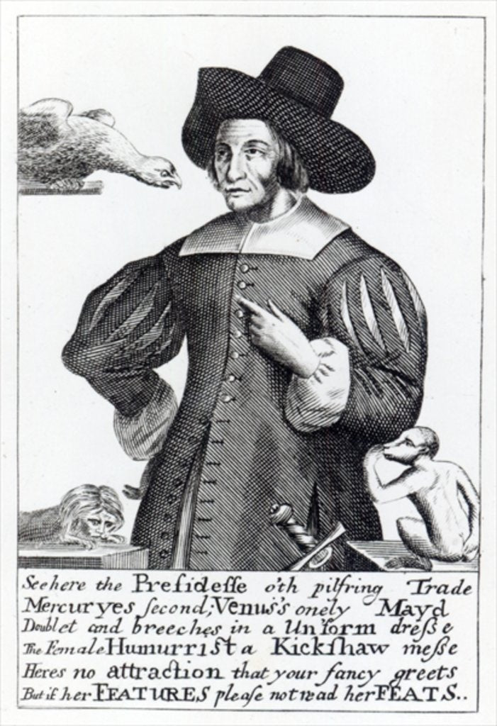 Detail of Mary Frith by English School