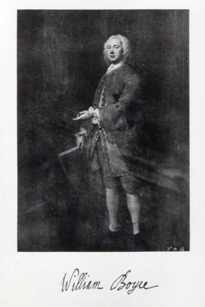 Detail of William Boyce by English School