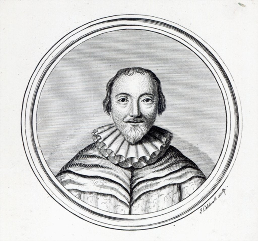 Detail of Orlando Gibbons, engraved by J. Caldwall by English School