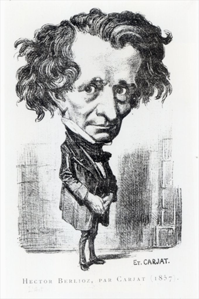 Detail of Hector Berlioz by Etienne Carjat