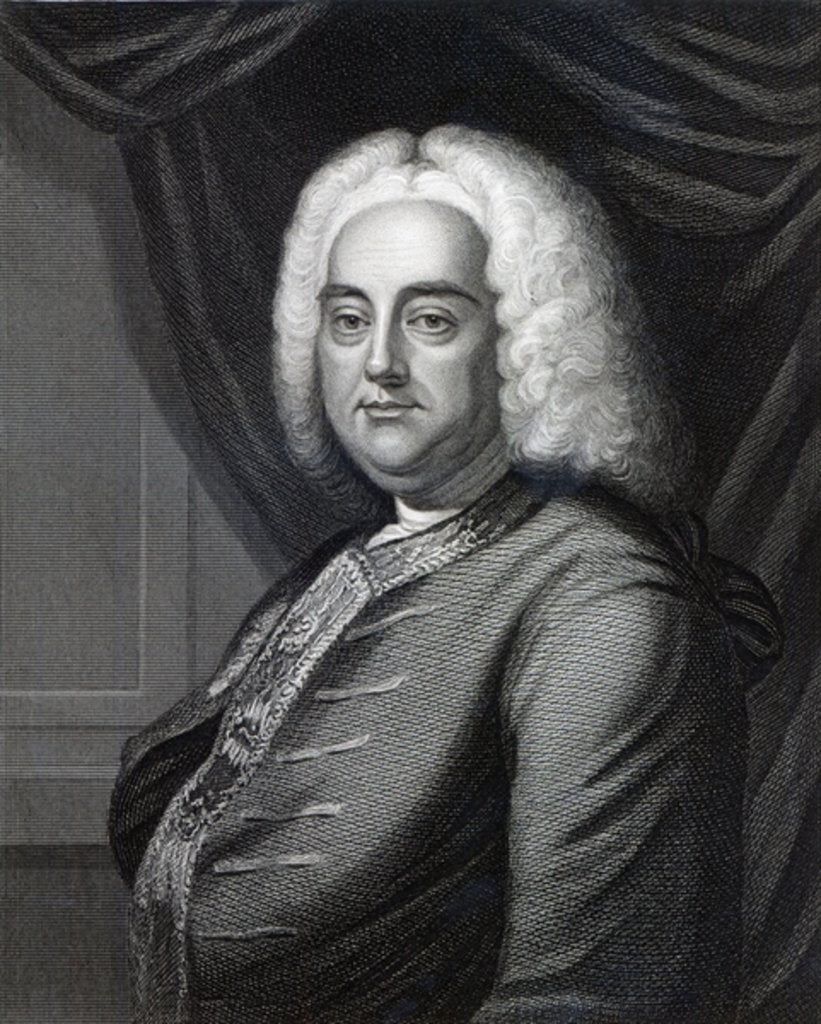 Detail of George Frederic Handel by English School