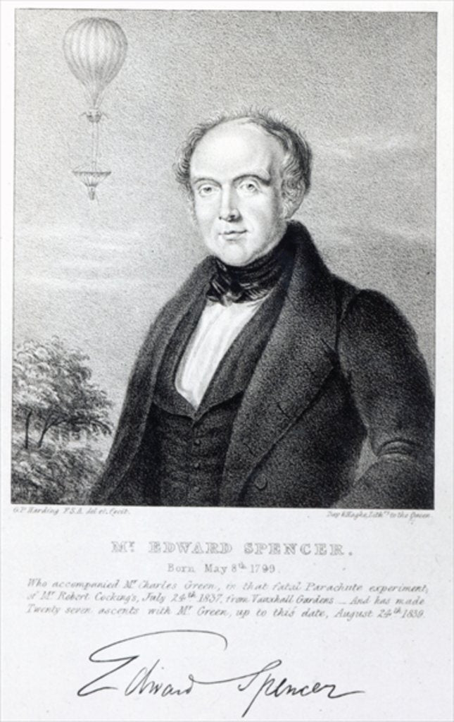 Detail of Mr. Edward Spencer, lithograph by Day & Haghe, 1839 by George Perfect Harding