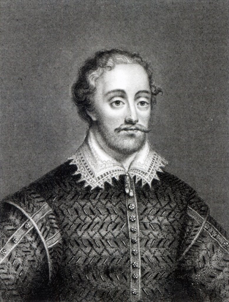 Detail of Edmund Spenser, engraved by Burnet Reading by George (after) Vertue