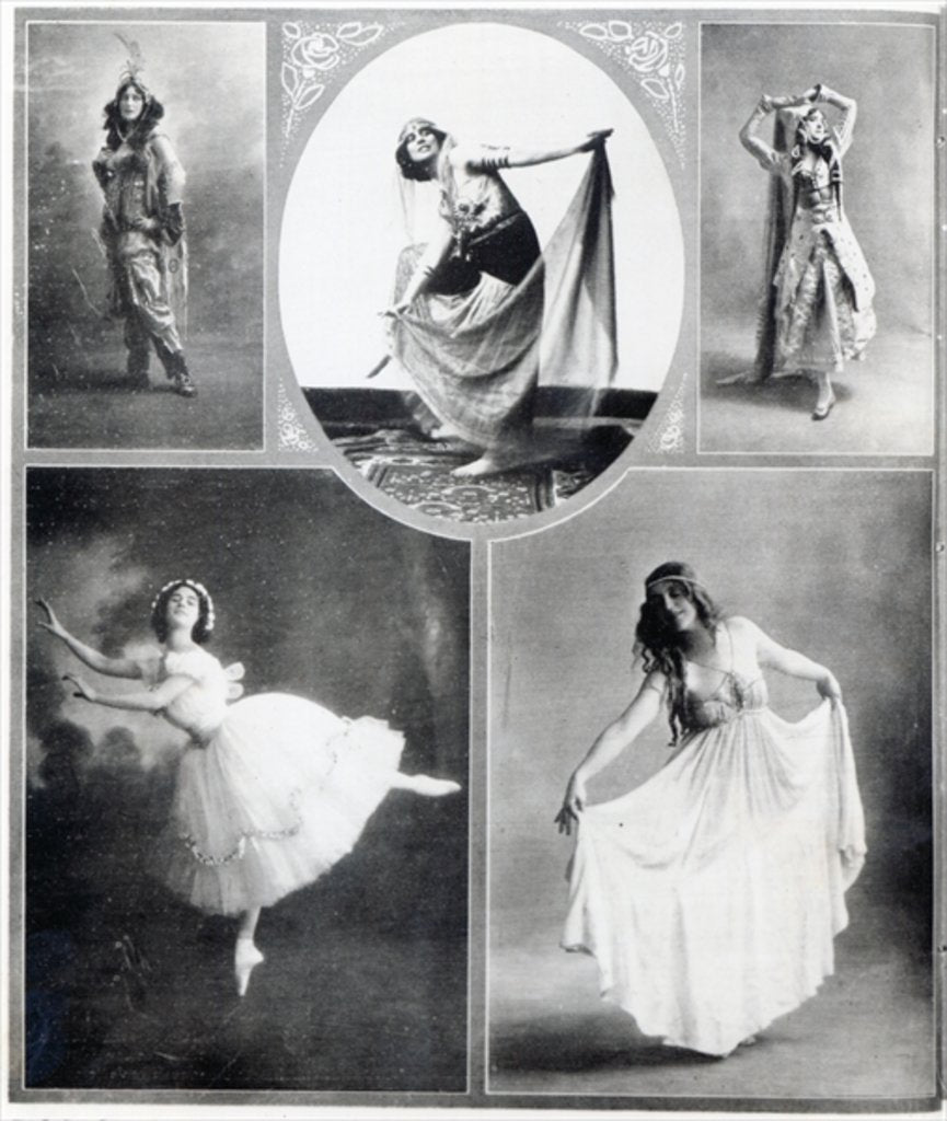 Detail of Five Ballet Dancers by French Photographer