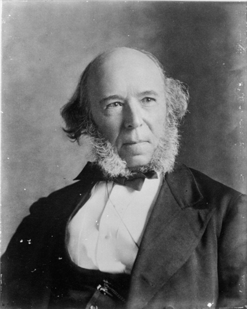 Detail of Herbert Spencer by School English