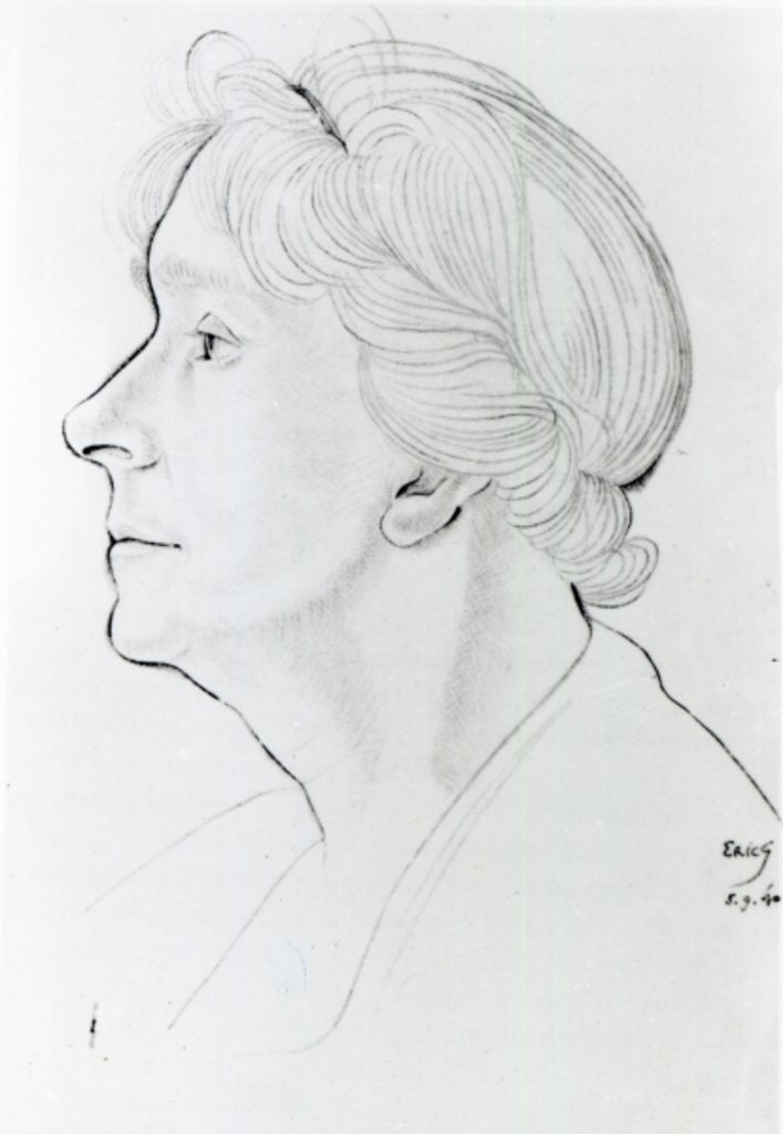 Detail of Mary Ethel Gill, 1940 by Eric Gill