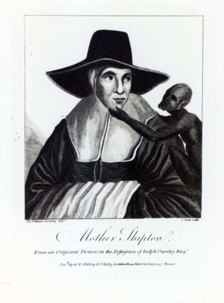Detail of Mother Shipton by William Ouseley