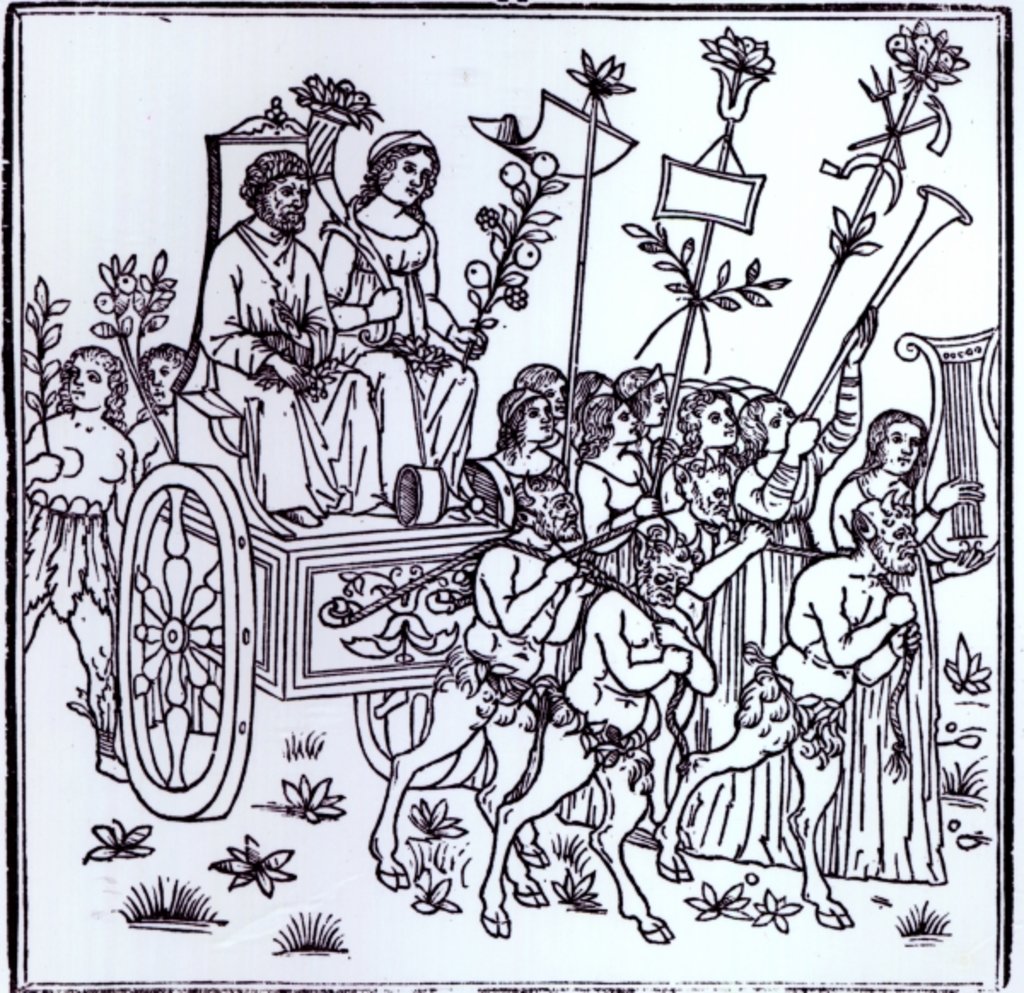 Detail of A Scene from the Decameron, by Giovanni Boccaccio, c.1492 by Italian School