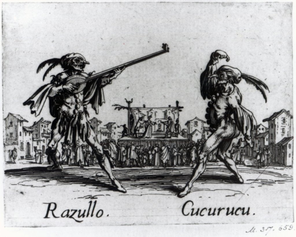Detail of Balli de Sfessania, c.1622 by Jacques Callot