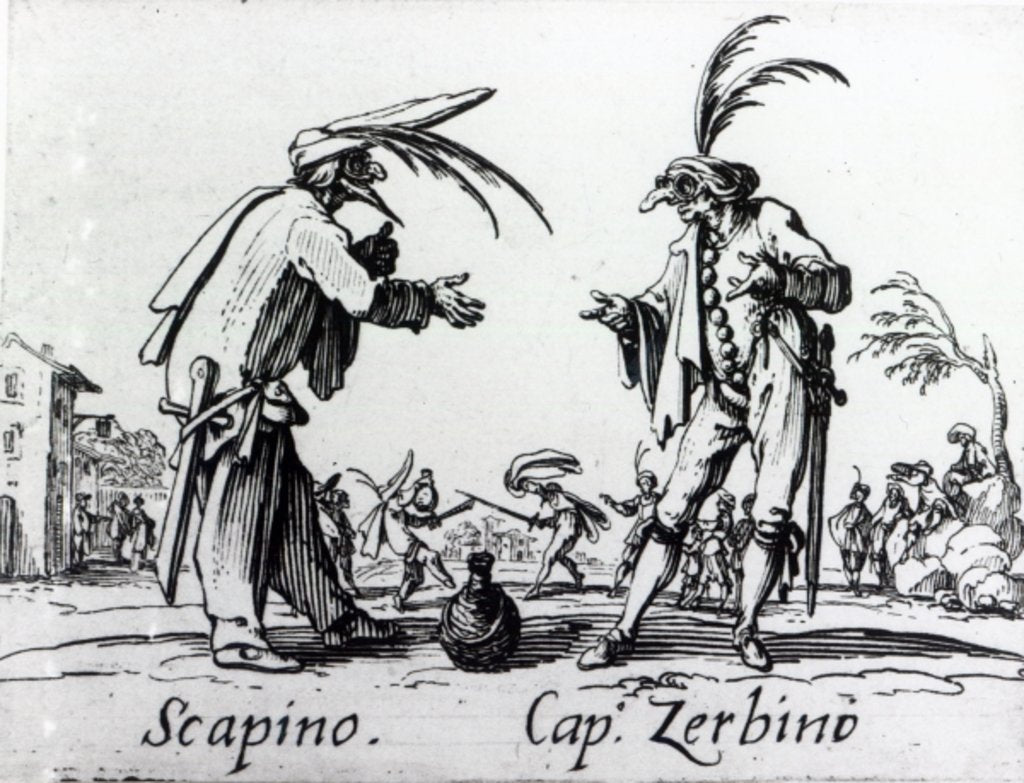 Detail of Balli de Sfessania, c.1622 by Jacques Callot