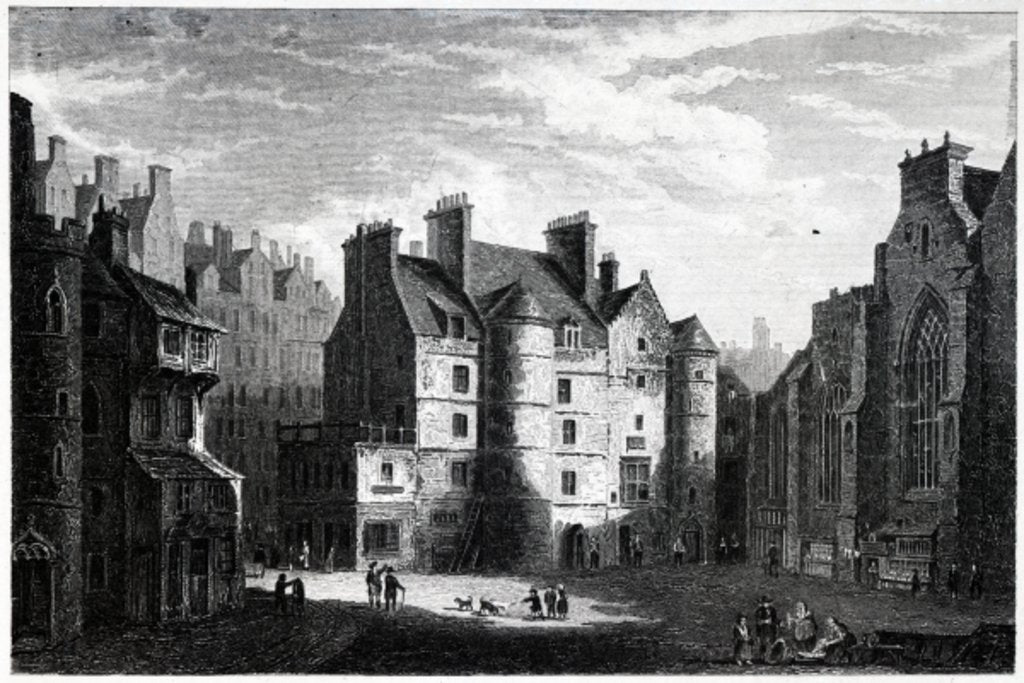 Detail of Old Tolbooth, Edinburgh by Alexander Nasmyth
