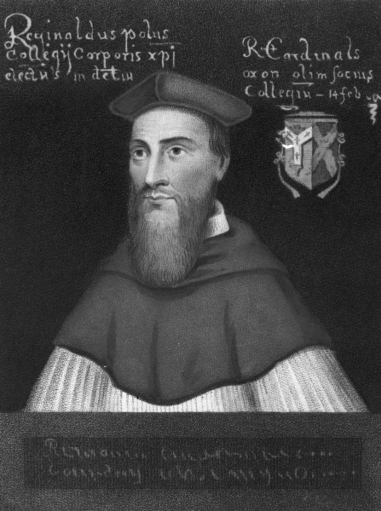 Detail of Reginald Cardinal Pole by (after) English School