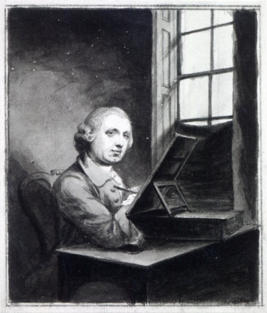 Detail of Self Portrait by William Stukeley