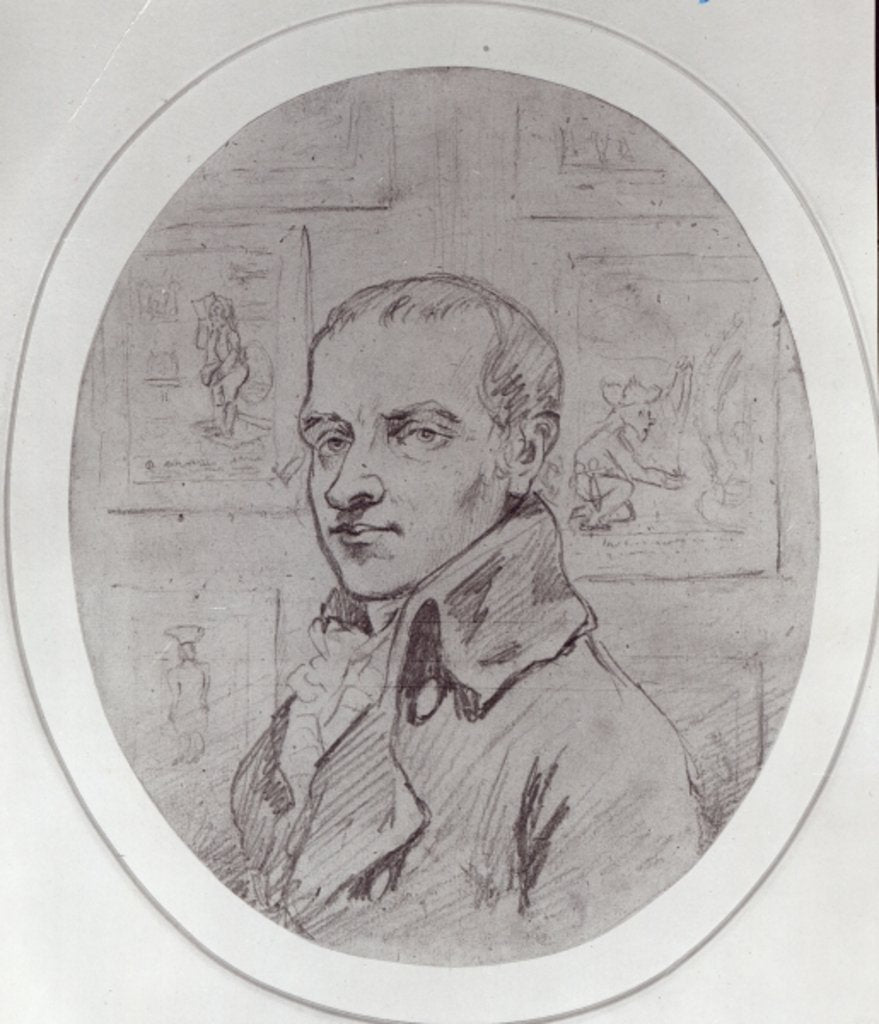 Detail of Self Portrait by James Gillray