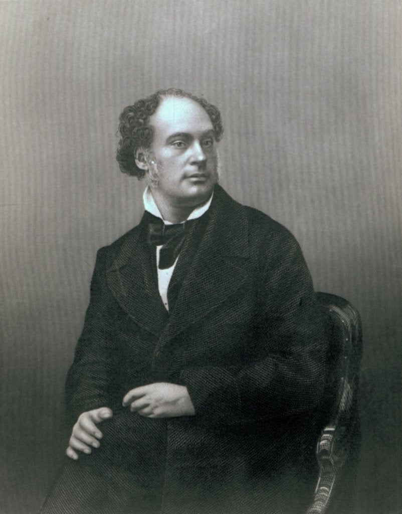 Detail of Daniel Maclise, Esq. RA by John Jabez Edwin Paisley (after) Mayall