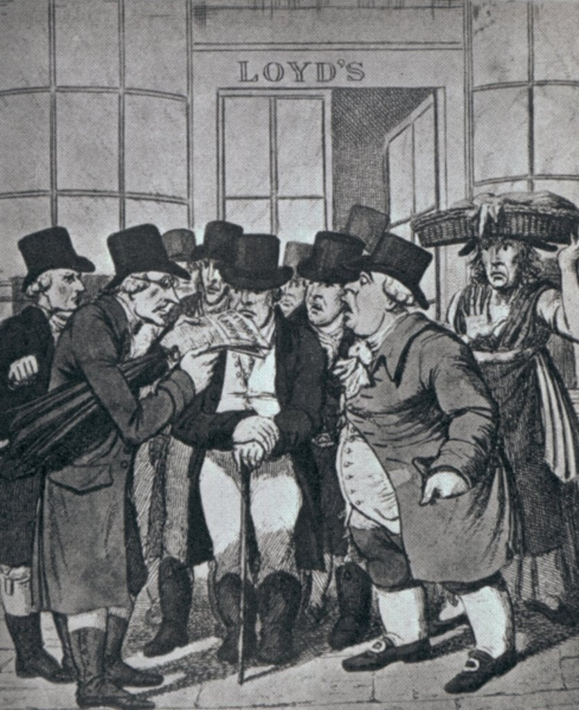 Detail of Outside Lloyds of London by English School