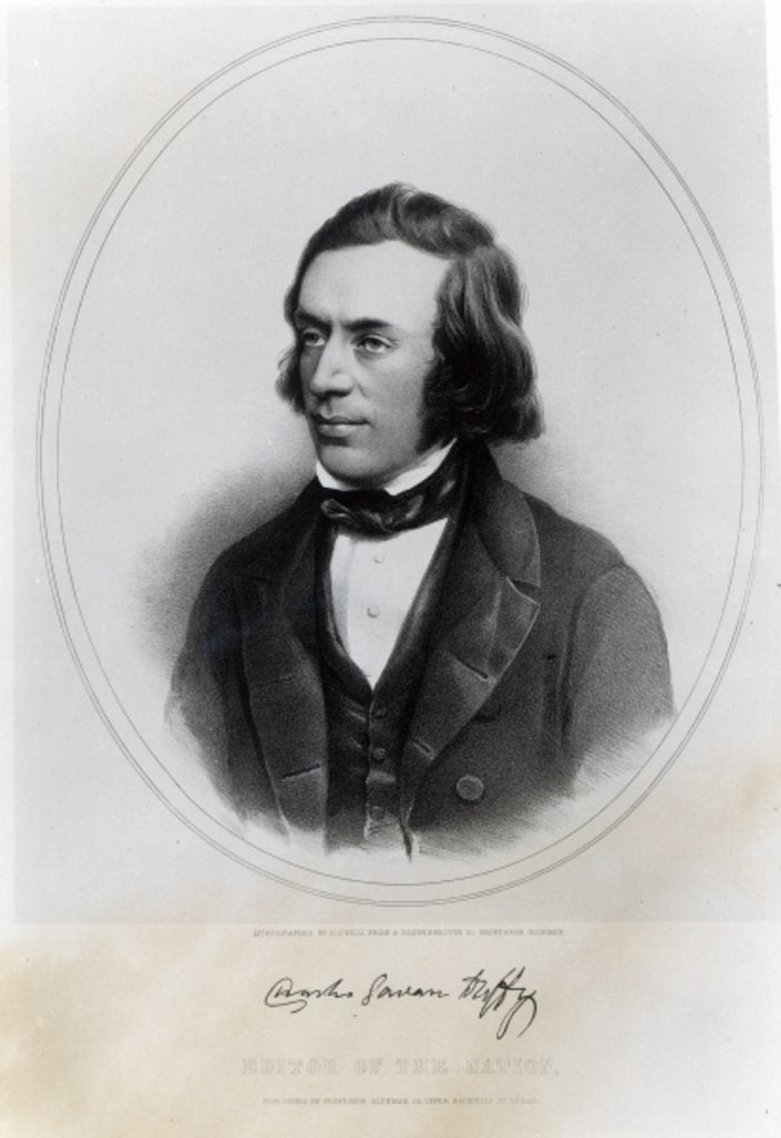 Detail of Charles Gavan Duffy, lithographed by H. O'Neill by (after) English photographer