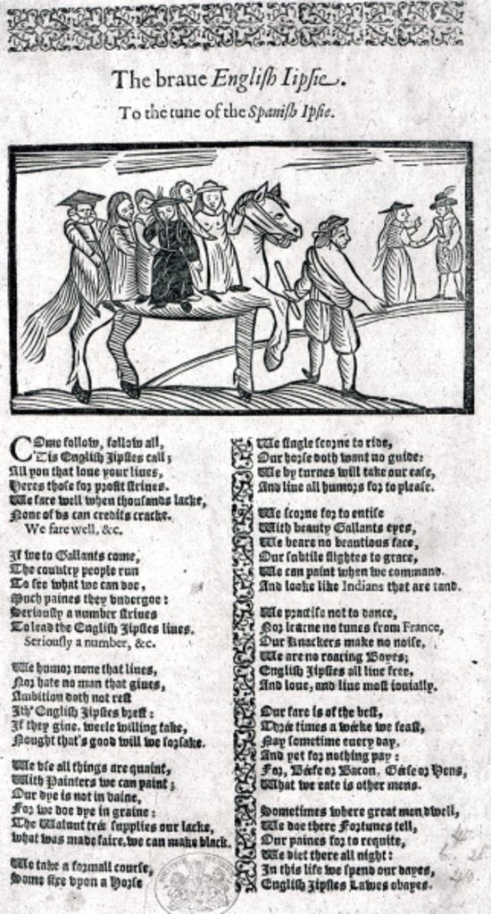 Detail of The Brave English Gypsy by English School