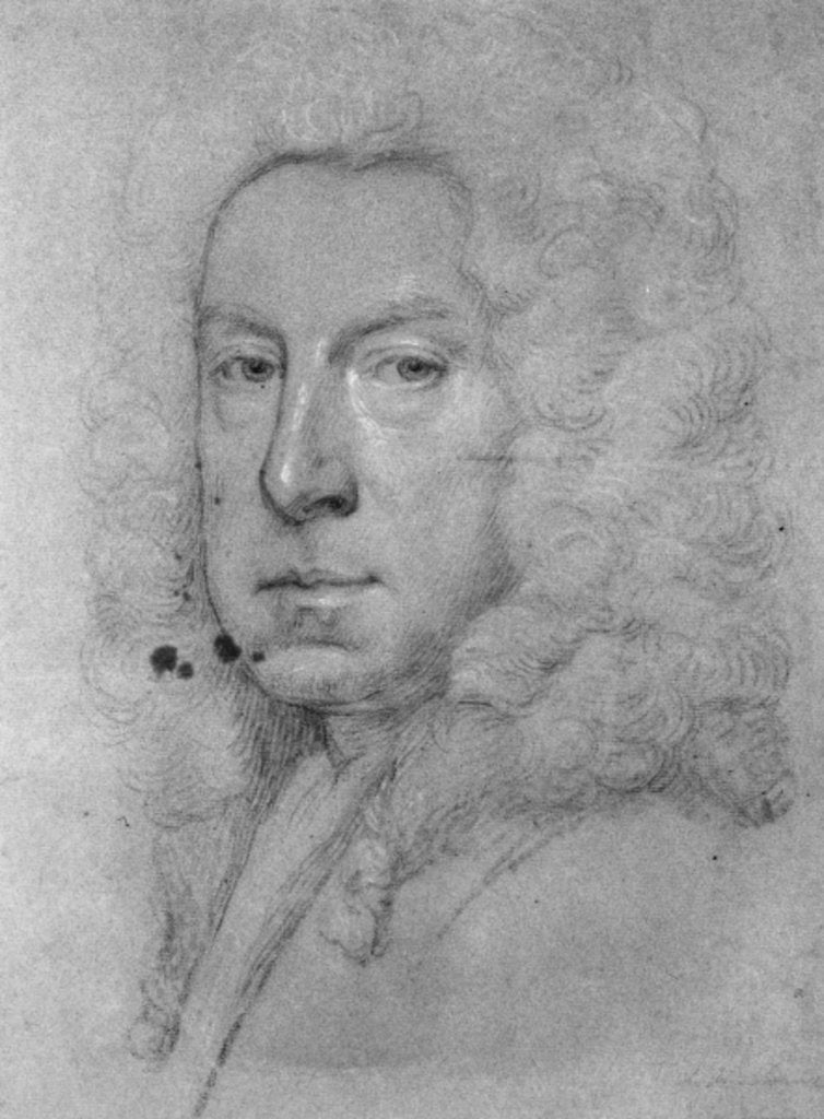 Detail of Self Portrait, c.1738 by Jonathan Richardson