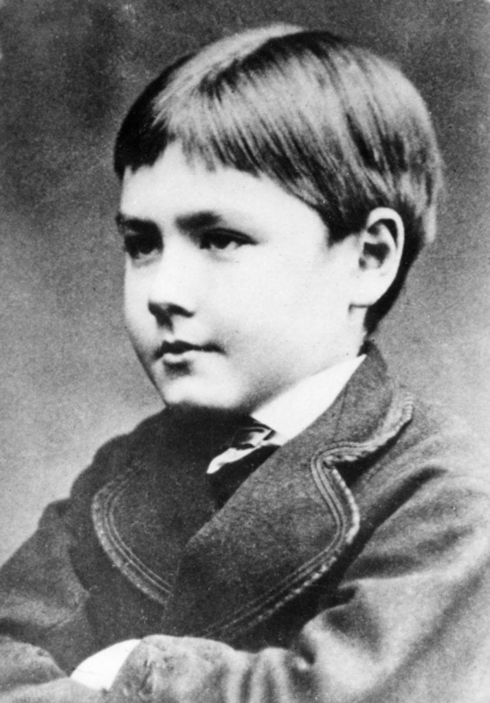 Detail of Rudyard Kipling, c.1870 by English Photographer