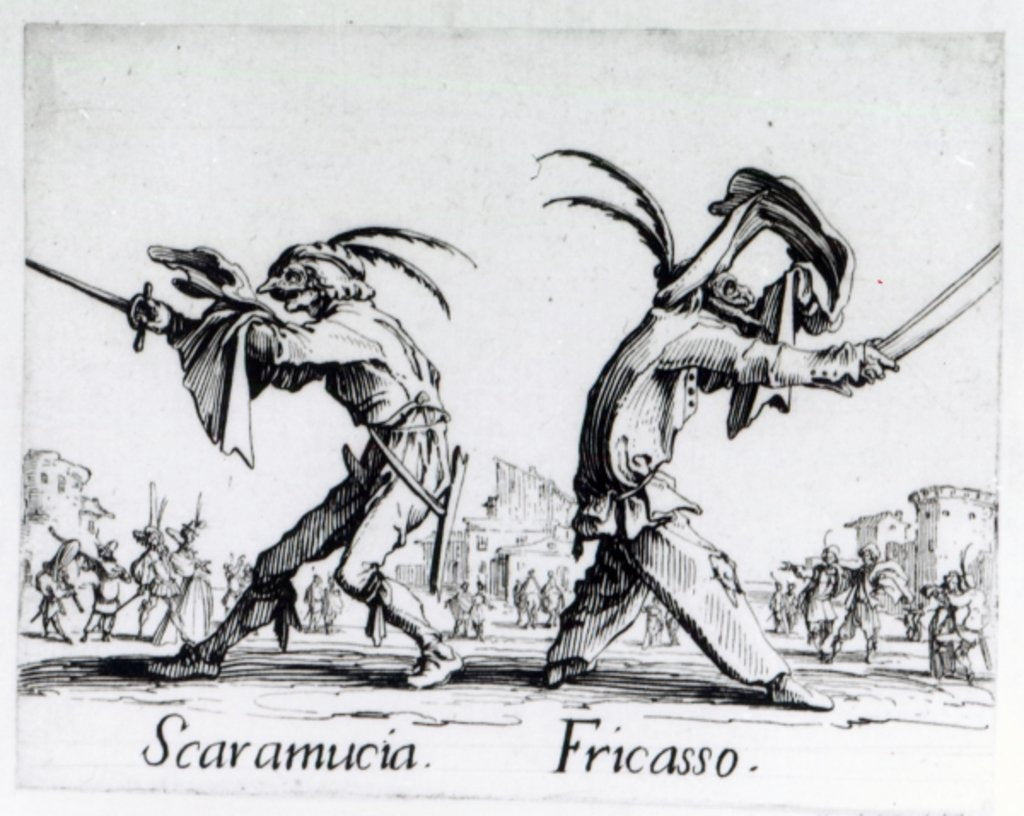 Detail of Balli de Sfessania, c.1622 by Jacques Callot