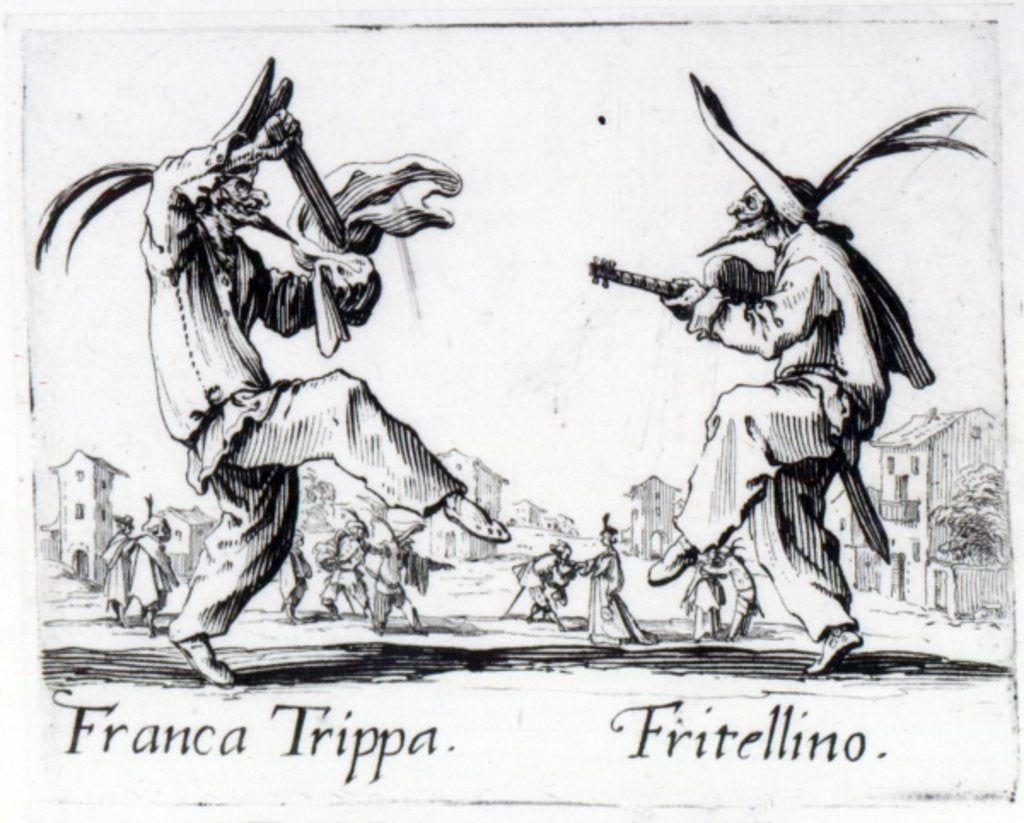 Detail of Balli de Sfessania, c.1622 by Jacques Callot
