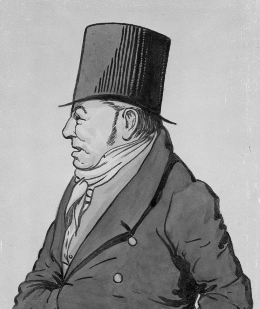 Detail of William Crockford by English School