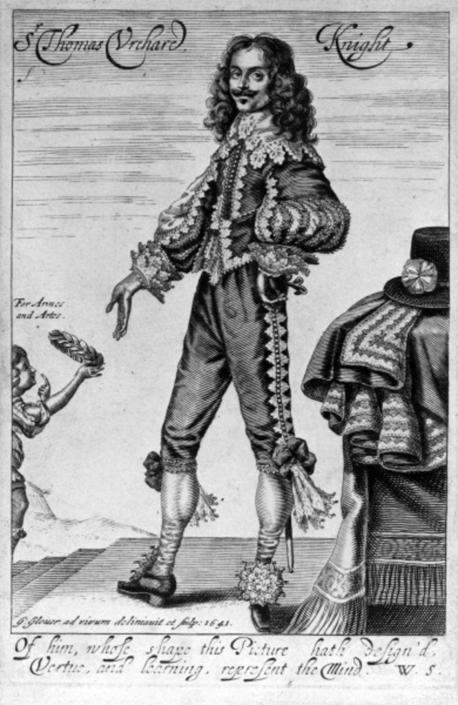 Detail of Thomas Urquhart, 1641 by George Glover