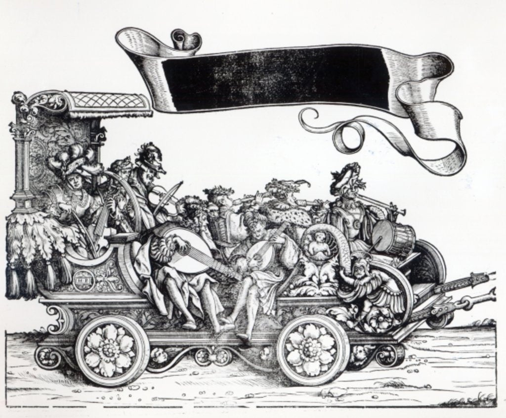Detail of Scene from Maximilian's Triumphal Procession, c.1516-18 by Hans Burgkmair