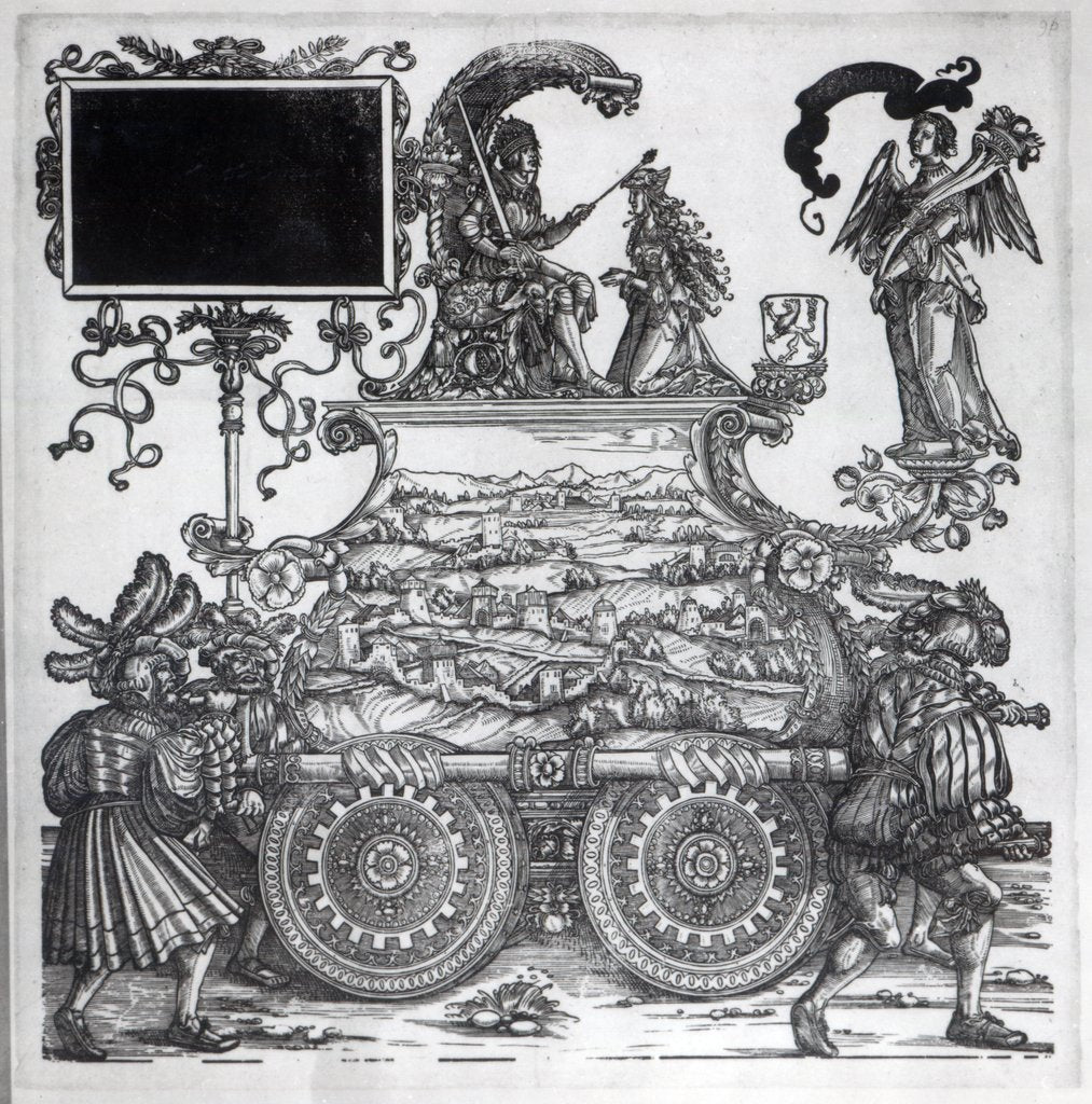 Detail of Scene from Maximilian's Triumphal Procession, c.1516-18 by Hans Burgkmair