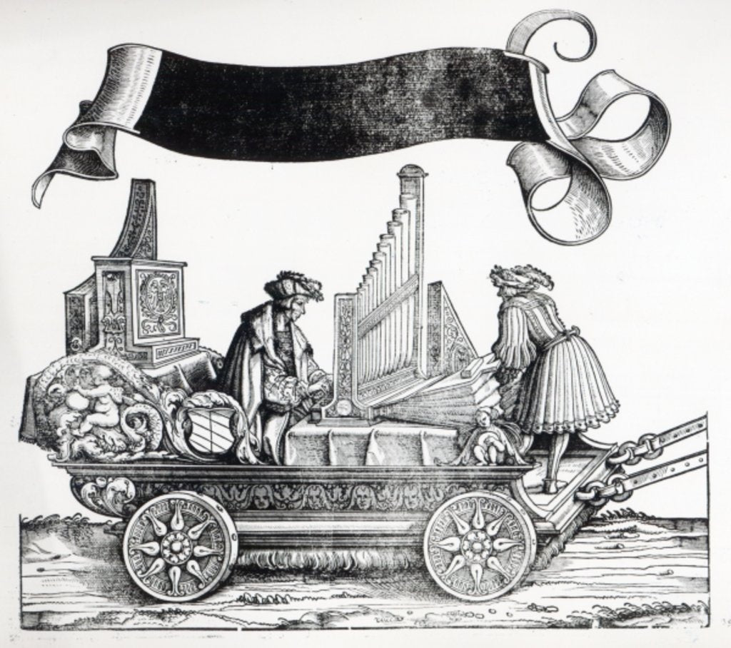 Detail of Scene from Maximilian's Triumphal Procession, c.1516-18 by Hans Burgkmair