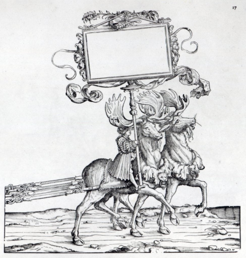 Detail of Scene from Maximilian's Triumphal Procession, c.1516-18 by Hans Burgkmair