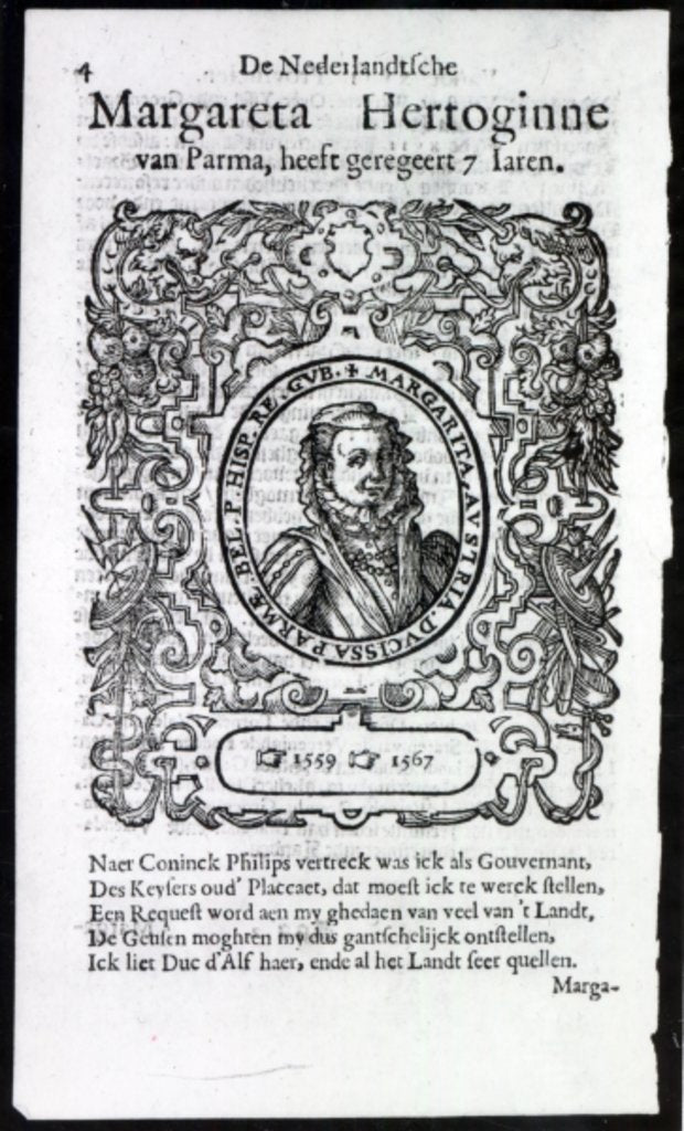 Detail of Margaret of Parma, Governor of the Netherlands by School Netherlandish