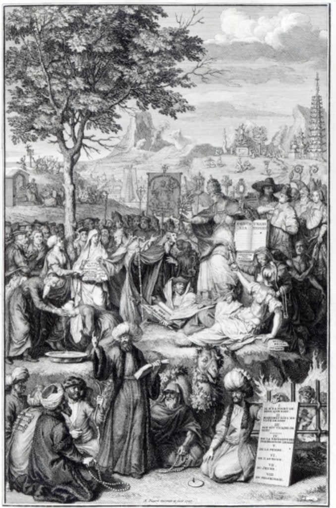 Detail of The Principle Religions of the World by Bernard Picart