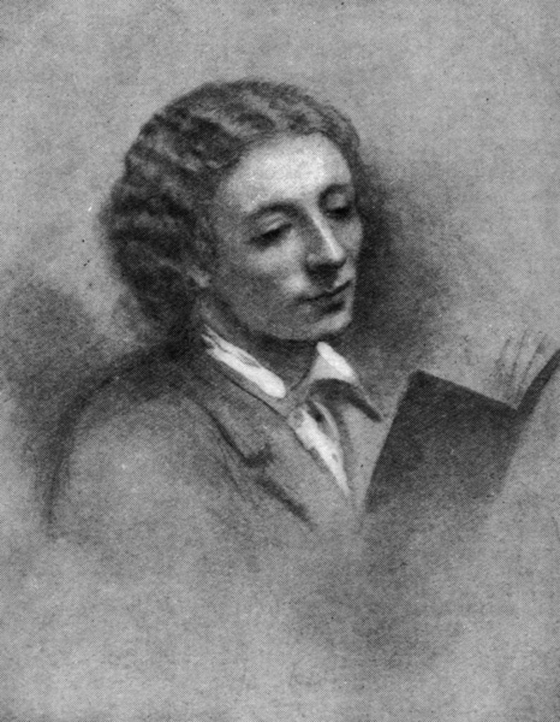 Detail of John Keats by Joseph Severn