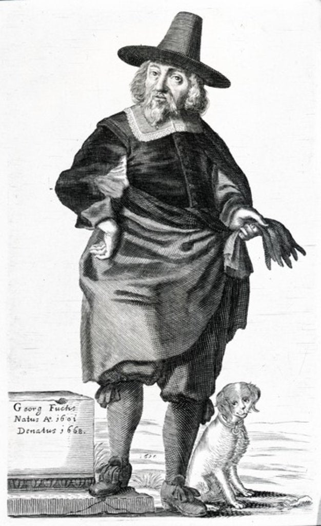 Detail of Georg Fuchs, 1650 by German School