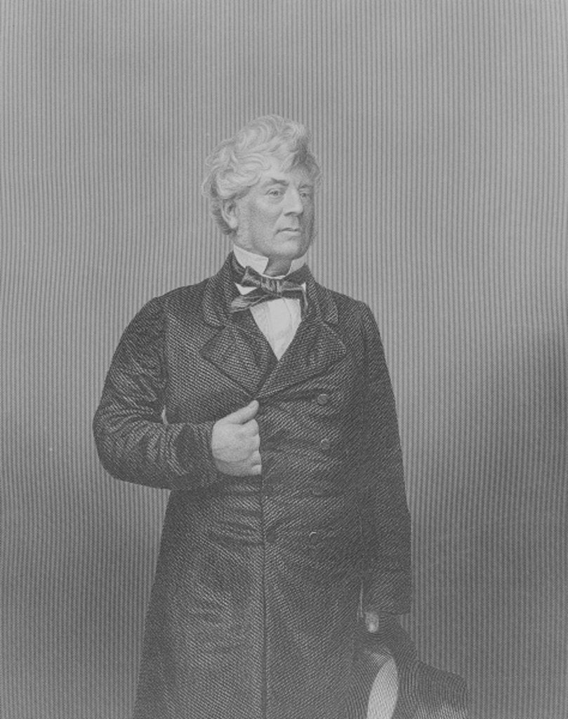 Detail of Sir William Shee engraved by D.J. Pound from a photograph by John Jabez Edwin Paisley Mayall