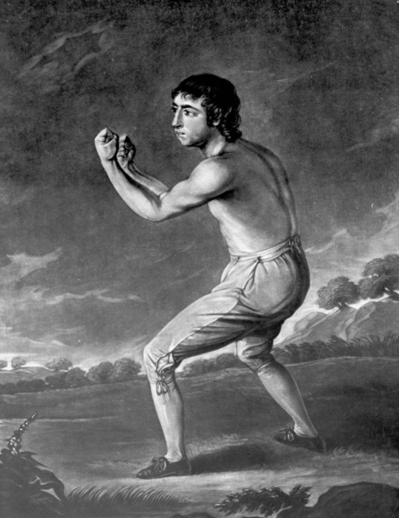 Detail of Daniel Mendoza by Charles Jean Robineau