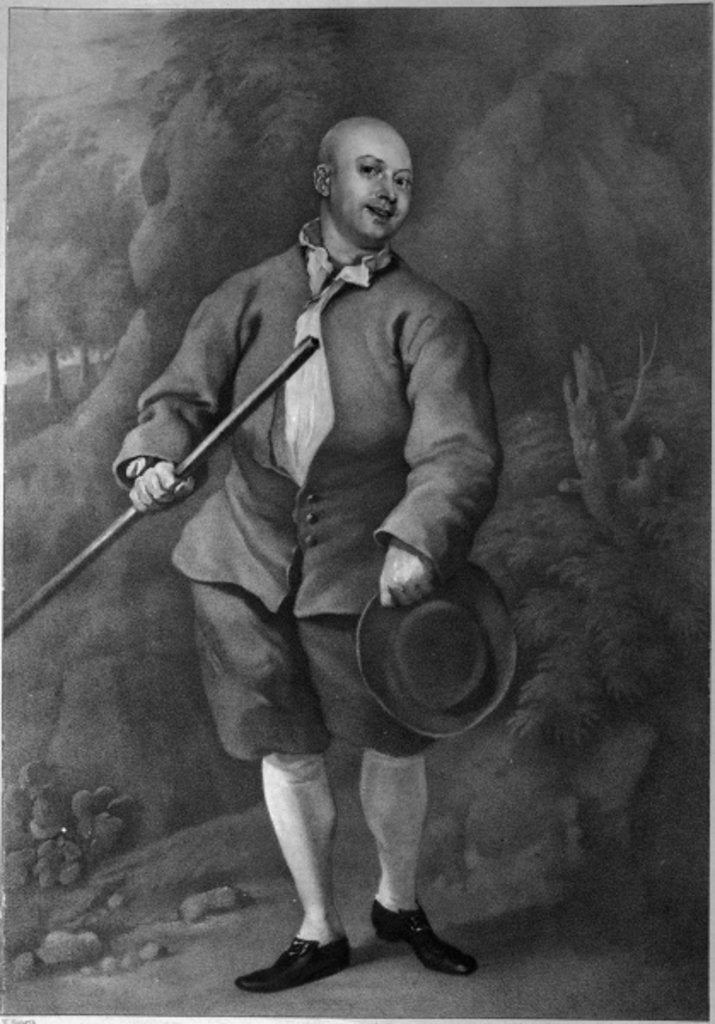 Detail of John Broughton, engraved by F. Ross, 1842 by William (after) Hogarth
