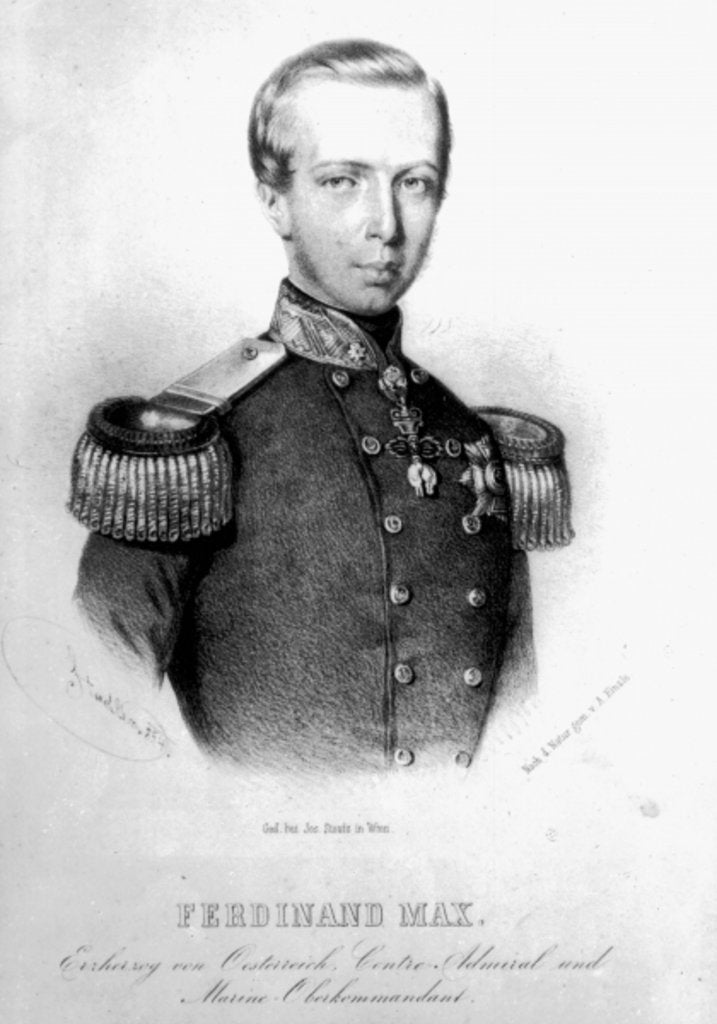 Detail of Ferdinand Max by Anton Einsle