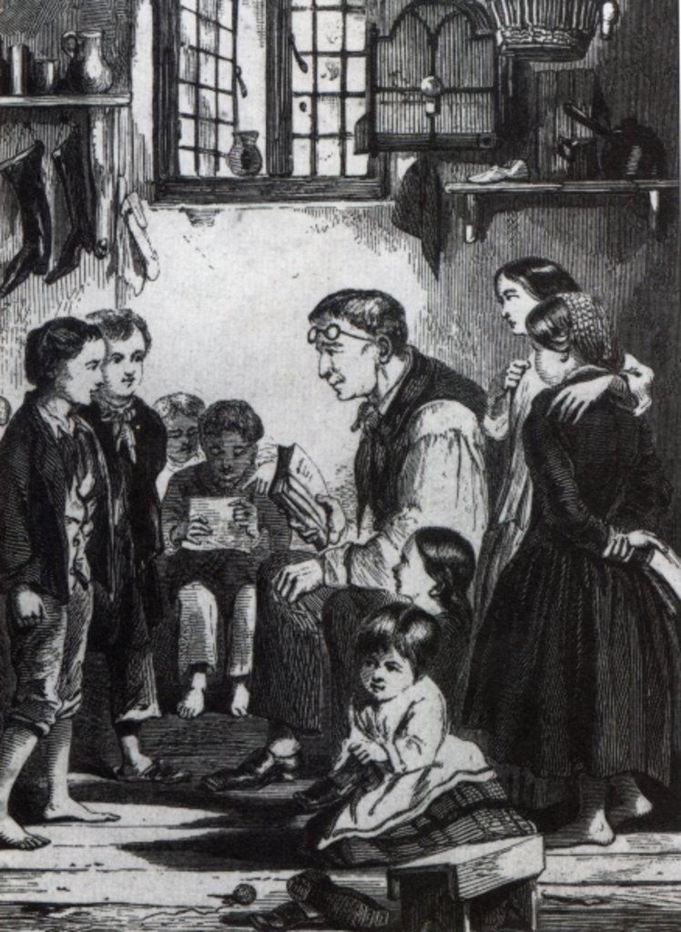 Detail of John Pounds teaching children in his home by English School