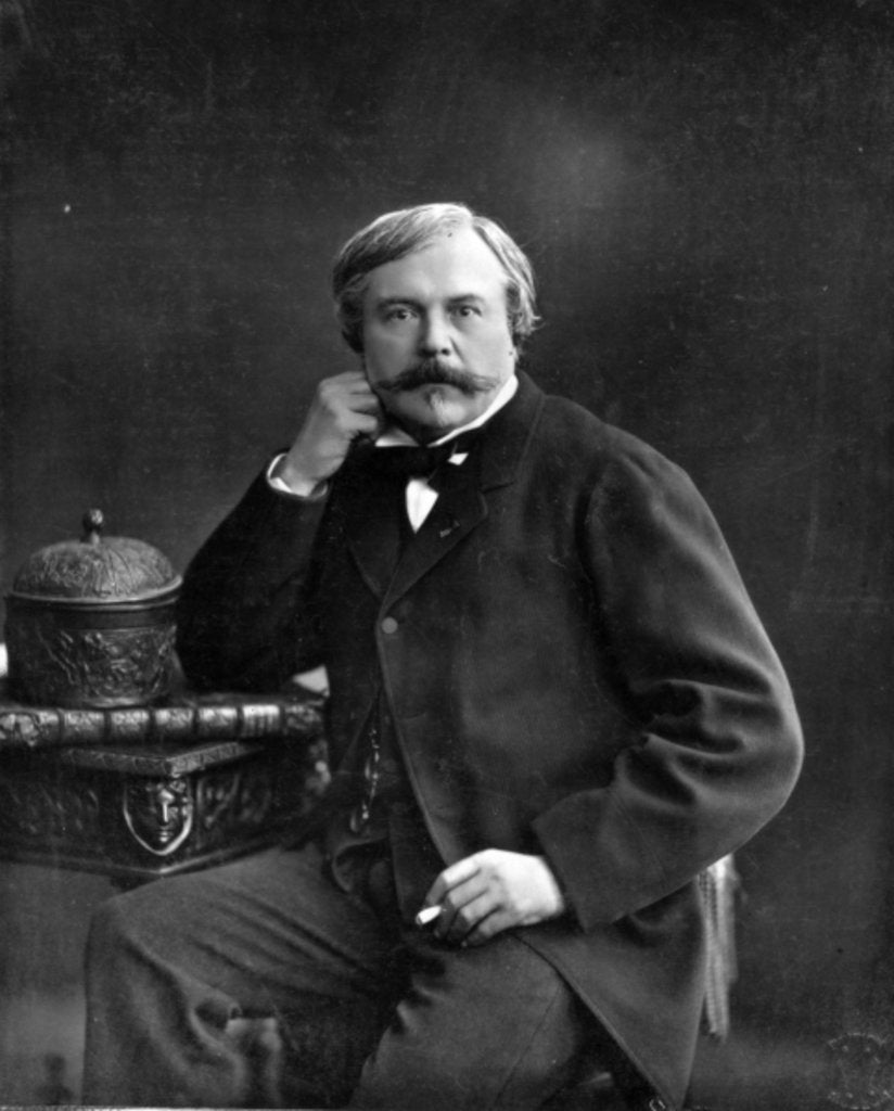Detail of Edmond de Goncourt by Nadar