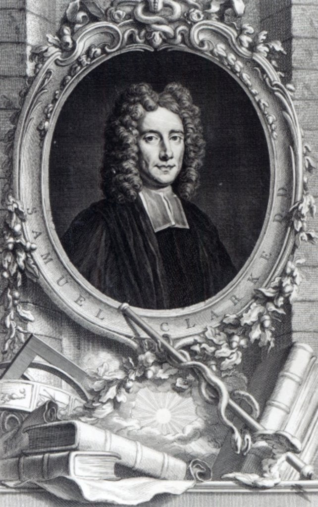 Detail of Samuel Clarke, engraved by Jacobus Houbraken, c.1737-48 by Thomas (after) Gibson