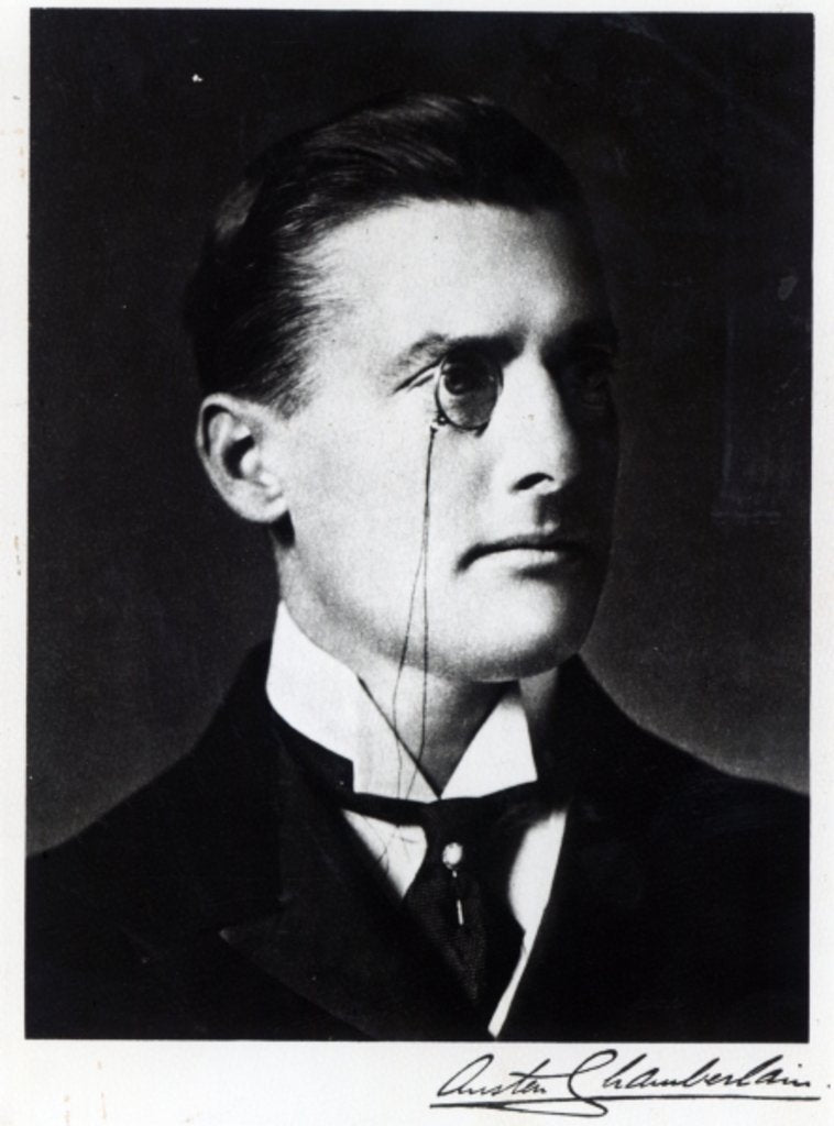 Detail of Austen Chamberlain by English Photographer