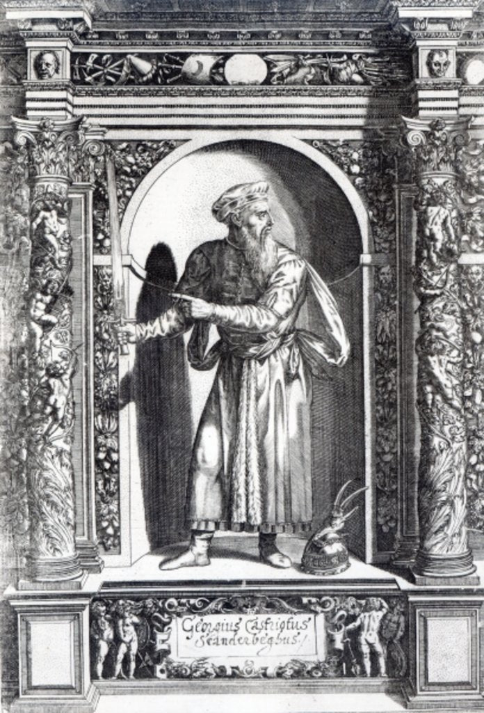 Detail of Skanderbeg by Italian School