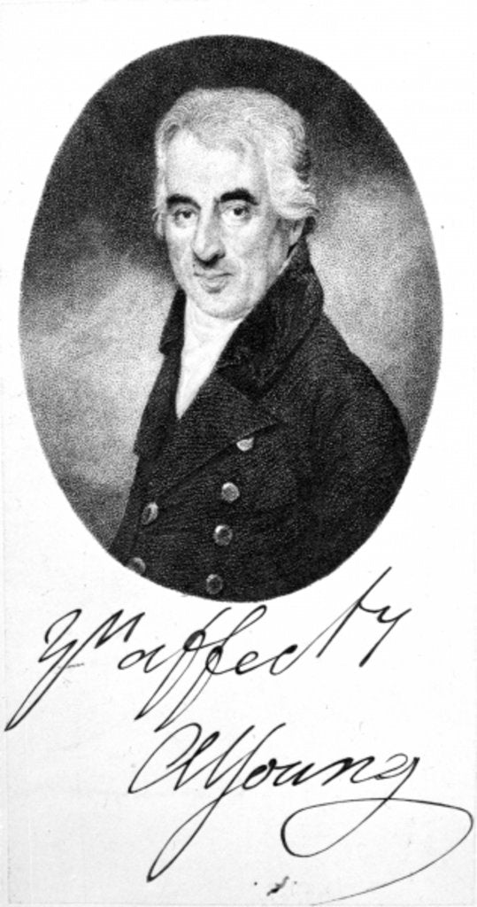 Detail of Arthur Young by English School