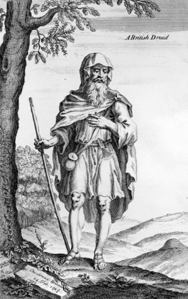Detail of A British Druid by William Stukeley