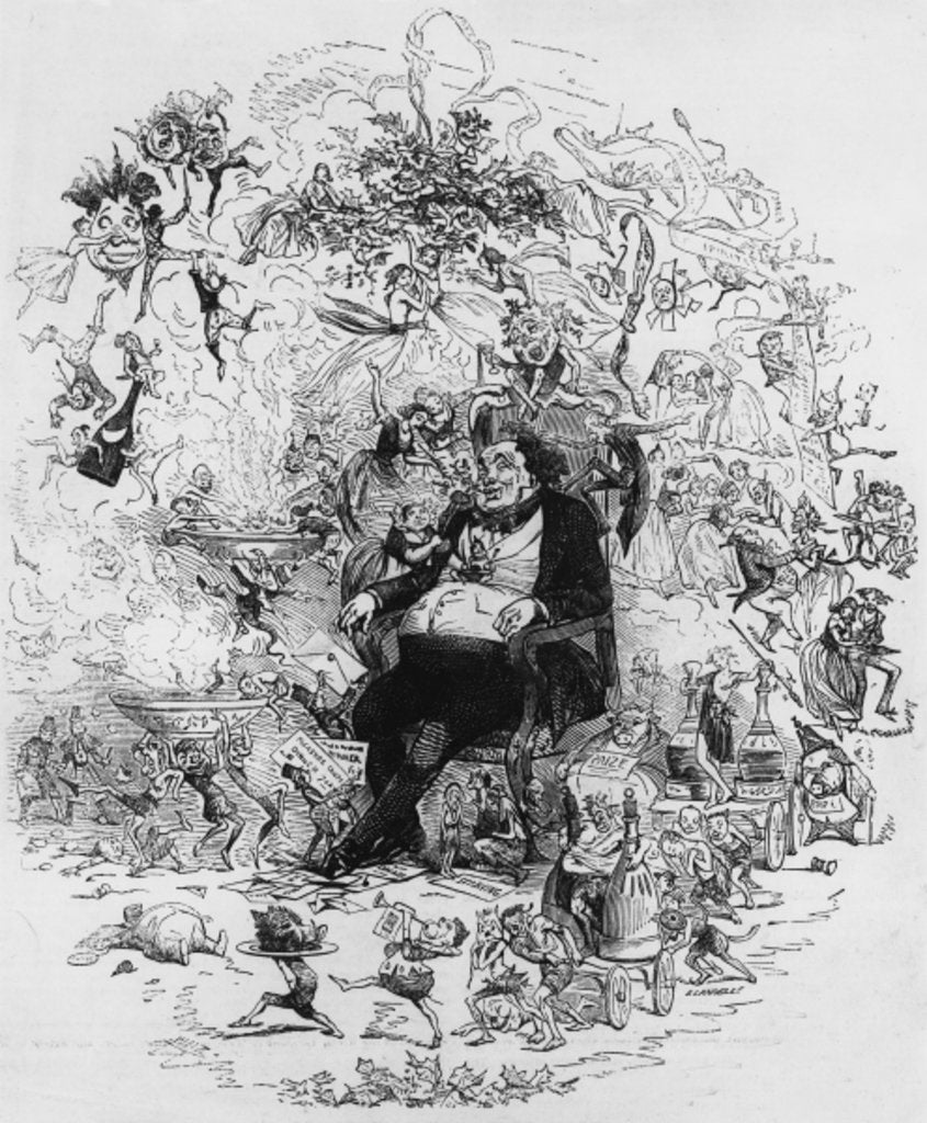 Detail of Our Christmas Dream by Hablot Knight Browne