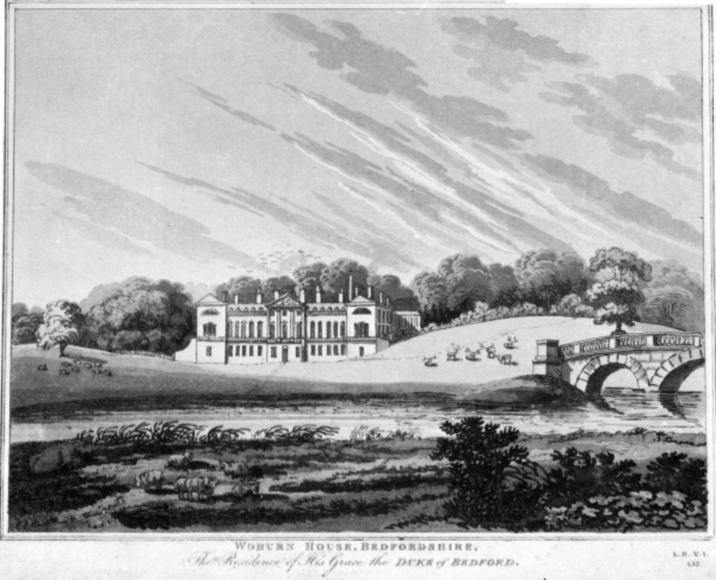 Detail of Woburn Abbey, Bedfordshire by English School
