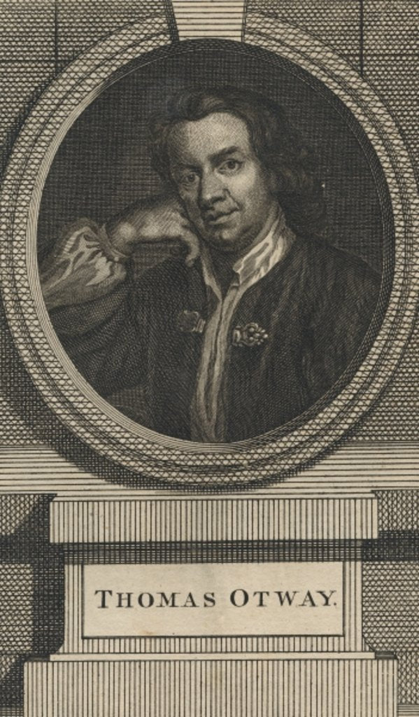 Detail of Thomas Otway by Mary Beal